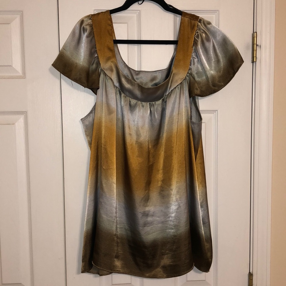 Lane Bryant ombré blouse 26W/28W